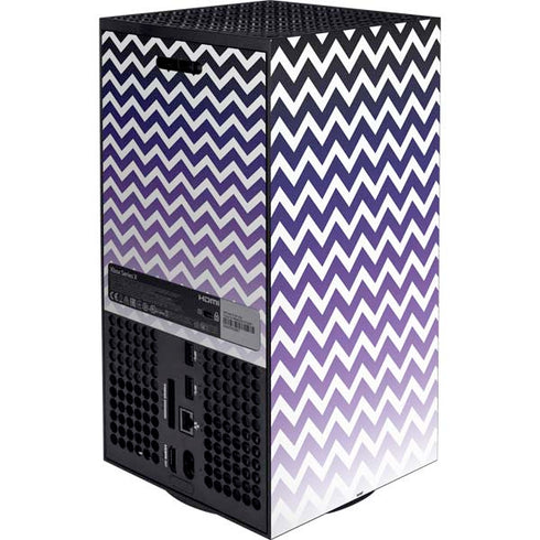 Chevron Purple Ombre XBox Series X Digital Edition Bundle Skin