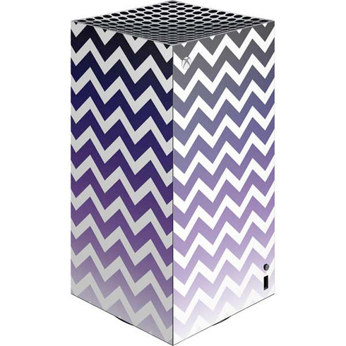 Chevron Purple Ombre XBox Series X Digital Edition Console Skin