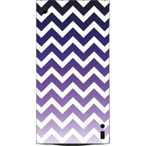 Chevron Purple Ombre XBox Series X Digital Edition Console Skin