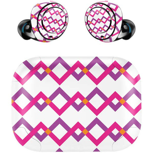 Chevron White Out Amazon Echo Buds Skin