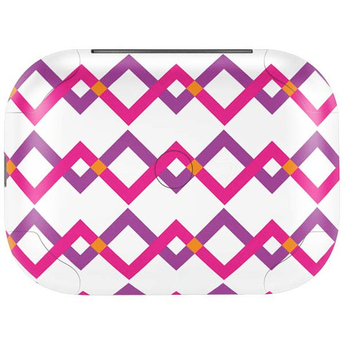 Chevron White Out Amazon Echo Buds Skin