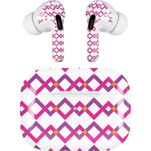 Chevron White Out AirPods Skins
