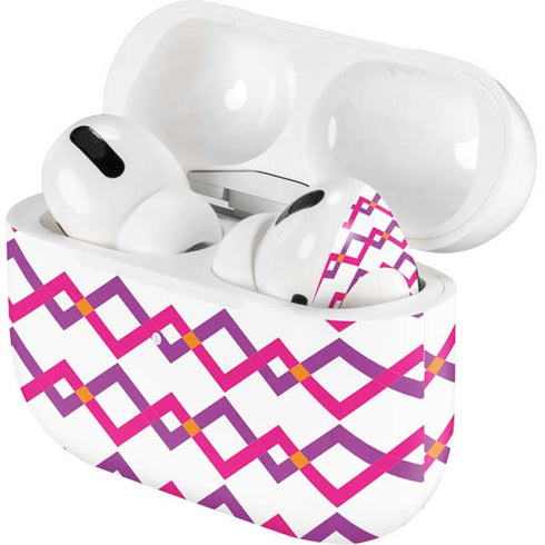 Chevron White Out AirPods Skins