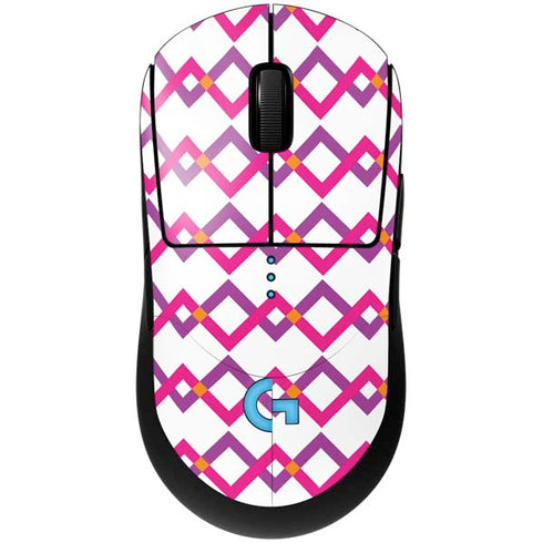 Chevron White Out G Pro Wireless Gaming Mouse Skin