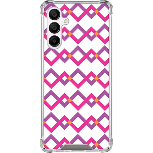 Chevron White Out Galaxy A16 5G Clear Case