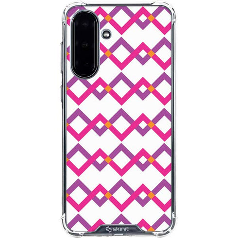 Chevron White Out Galaxy A36 5G Clear Case