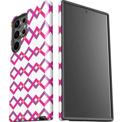 Chevron White Out Galaxy S23 Ultra Pro Case