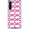 Chevron White Out Galaxy S24 FE Clear Case