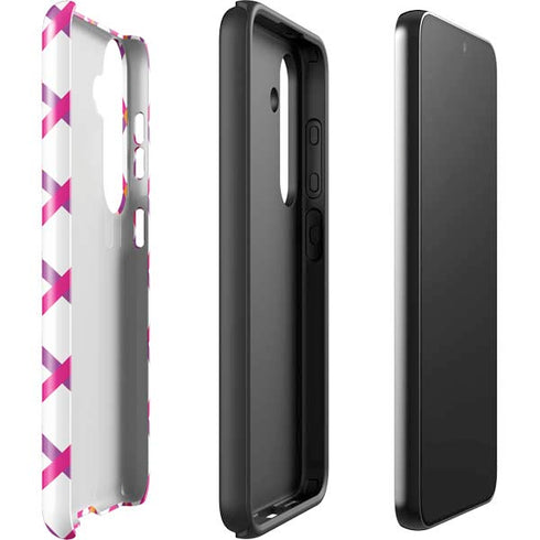 Chevron White Out Galaxy S25 Impact Case