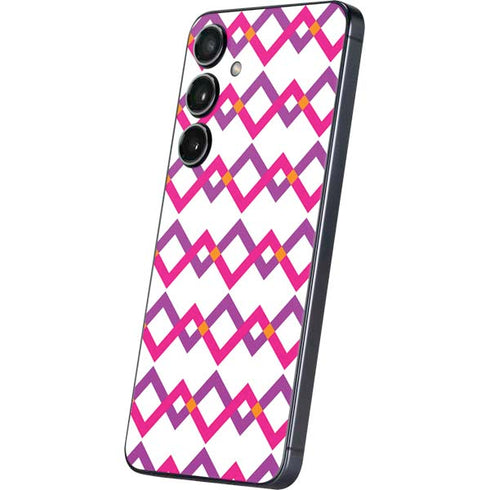 Chevron White Out Galaxy S24 Plus Skin