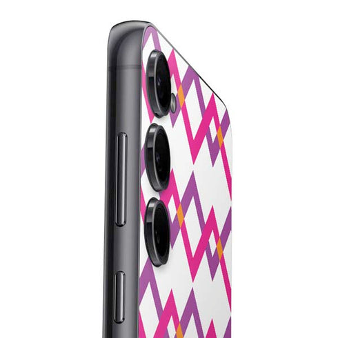 Chevron White Out Galaxy S25 Skin