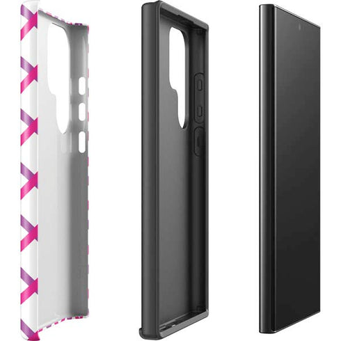 Chevron White Out Galaxy S25 Ultra Impact Case