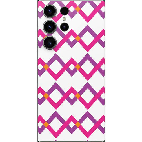 Chevron White Out Galaxy S24 Ultra Skin