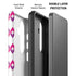 Chevron White Out Galaxy S26 Impact Case