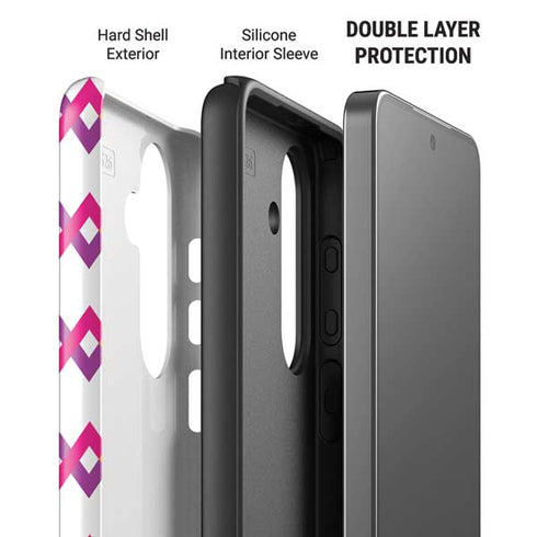 Chevron White Out Galaxy S26 Plus Impact Case