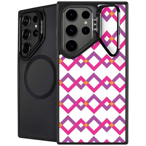 Chevron White Out Galaxy S26 Ultra Kickstand Case