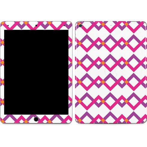 Chevron White Out iPad Skins