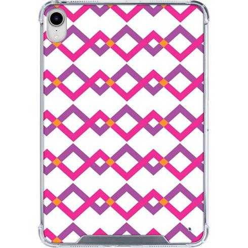 Chevron White Out iPad 11th Gen (2025) Clear Case