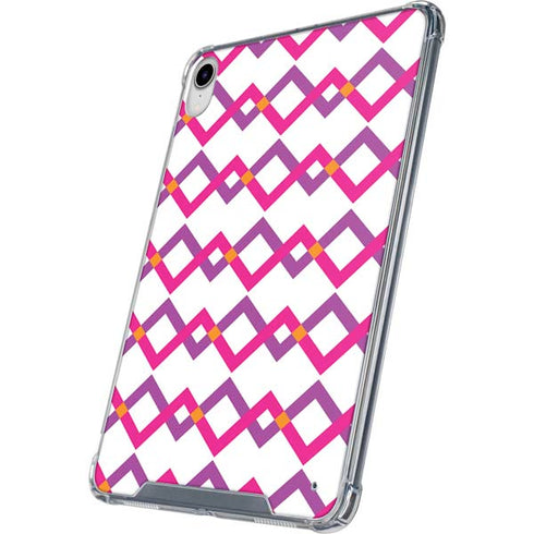 Chevron White Out iPad 11th Gen (2025) Clear Case