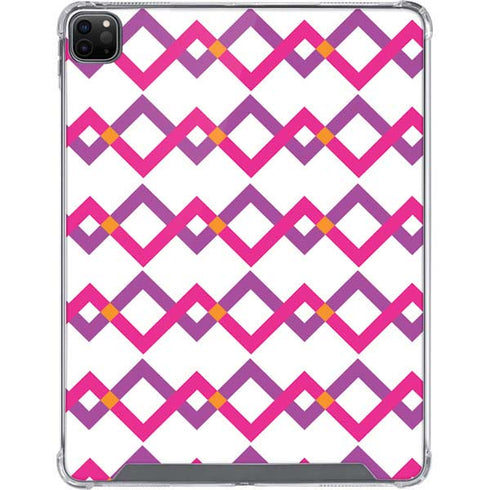 Chevron White Out iPad Cases