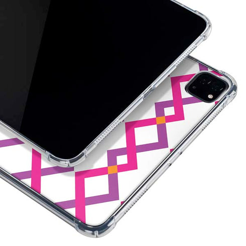 Chevron White Out iPad Cases