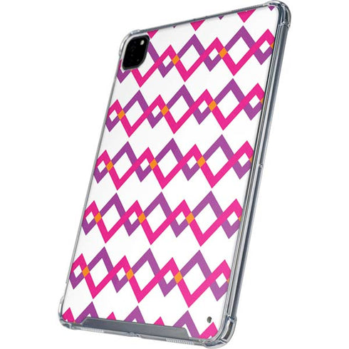 Chevron White Out iPad Cases