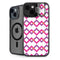 Chevron White Out iPhone 15 Plus Kickstand Case