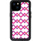 Chevron White Out iPhone 15 Plus Waterproof Case