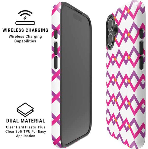 Chevron White Out iPhone 16 Magsafe Impact Case