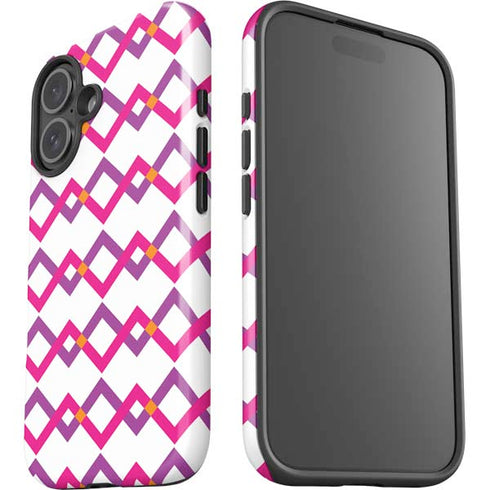 Chevron White Out iPhone 16 Plus Impact Case