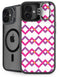 Chevron White Out iPhone 16 Plus Kickstand Case