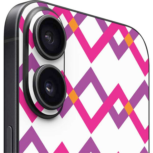 Chevron White Out iPhone 16 Plus Skin