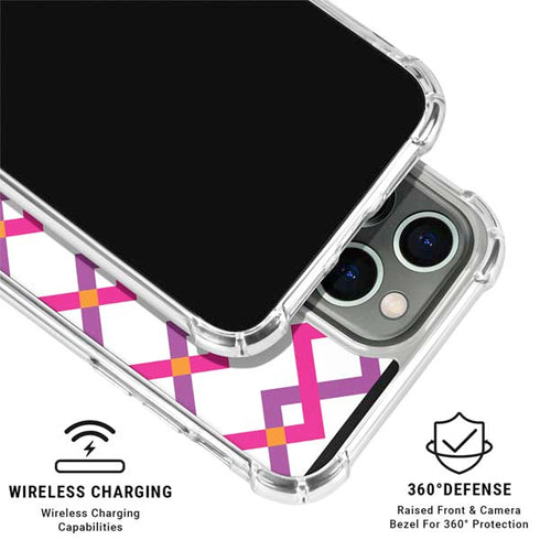 Chevron White Out iPhone 16 Pro Clear Case