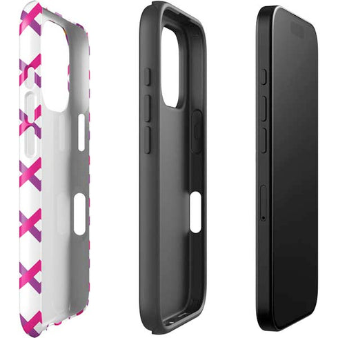 Chevron White Out iPhone 16 Pro Max Impact Case