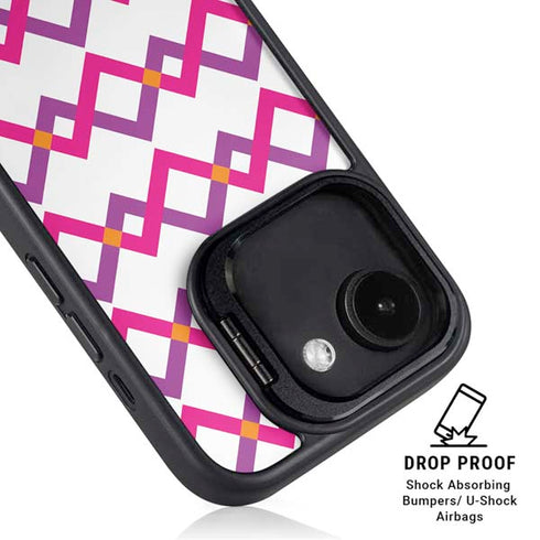 Chevron White Out iPhone 16e Kickstand Case