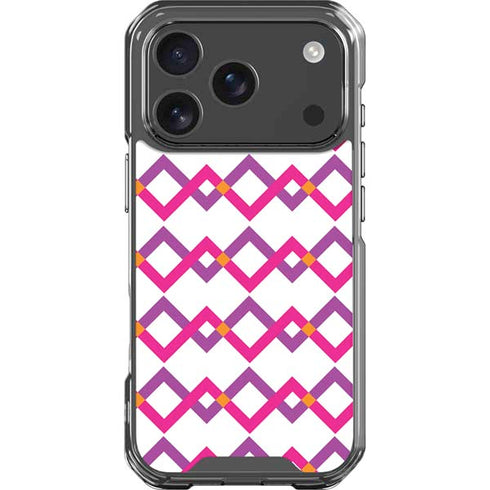 Chevron White Out iPhone 18 Pro Clear Case