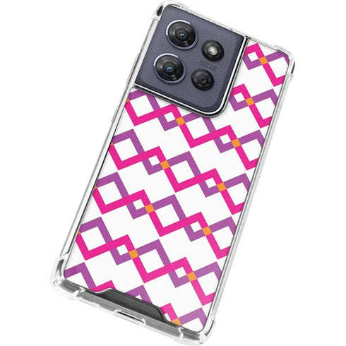 Chevron White Out Moto G 5G (2025) Clear Case