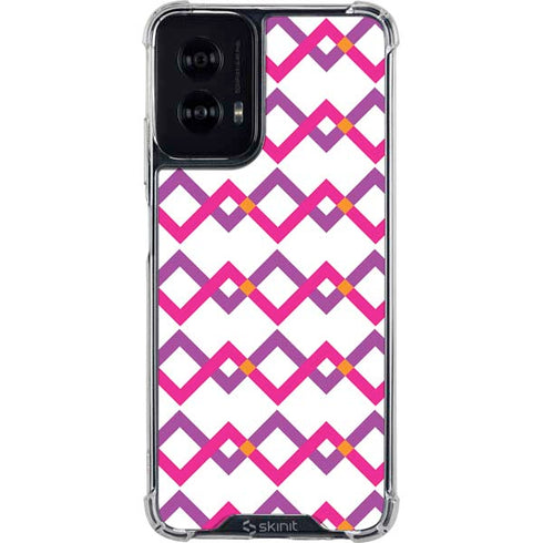 Chevron White Out Moto G Power 5G (2024) Clear Case