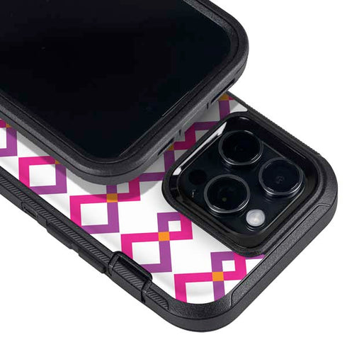 Chevron White Out Otterbox Defender iPhone Skin