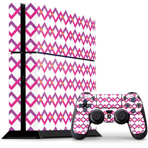 Chevron White Out PlayStation PS4 Skins