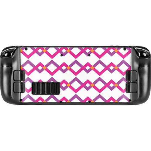 Chevron White Out Steam Deck Handheld Gaming Computer Skin