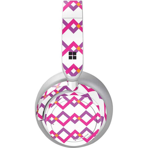 Chevron White Out Surface Headphones Skin