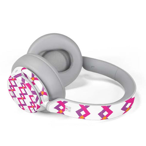 Chevron White Out Surface Headphones Skin