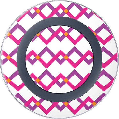 Chevron White Out Wireless Charger Skin