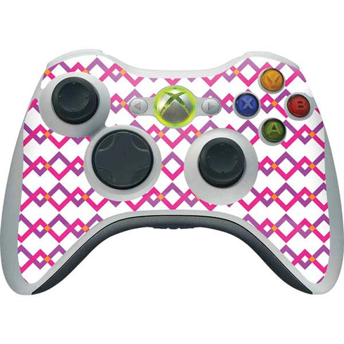 Chevron White Out Xbox 360 Wireless Controller Skin