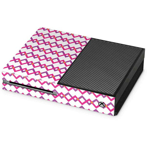 Chevron White Out Xbox One Console Skin