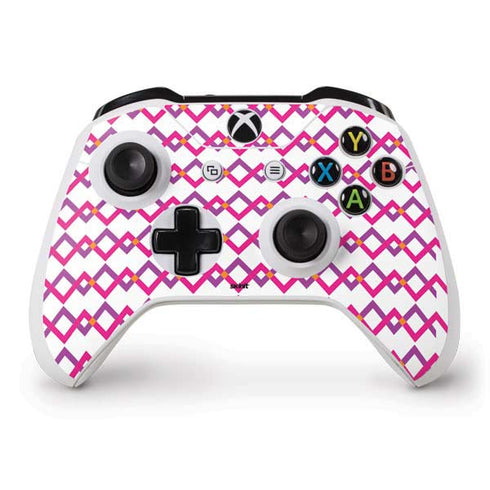 Chevron White Out Xbox One S Controller Skin