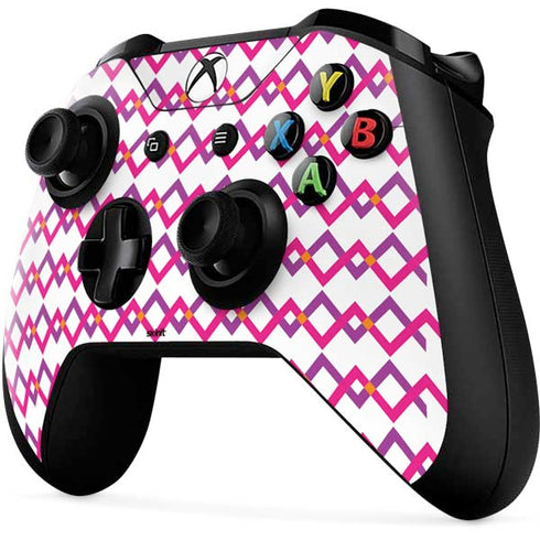 Chevron White Out Xbox One X Controller Skin