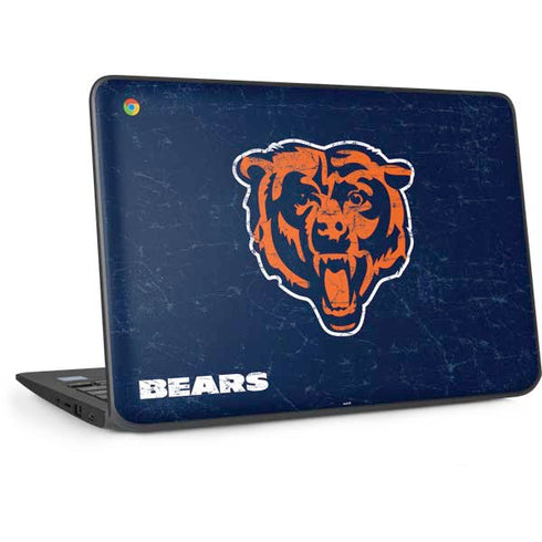NFL Chicago Bears - Alternate Distressed HP Chromebook Skin