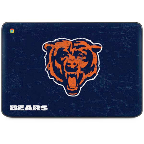 NFL Chicago Bears - Alternate Distressed HP Chromebook Skin